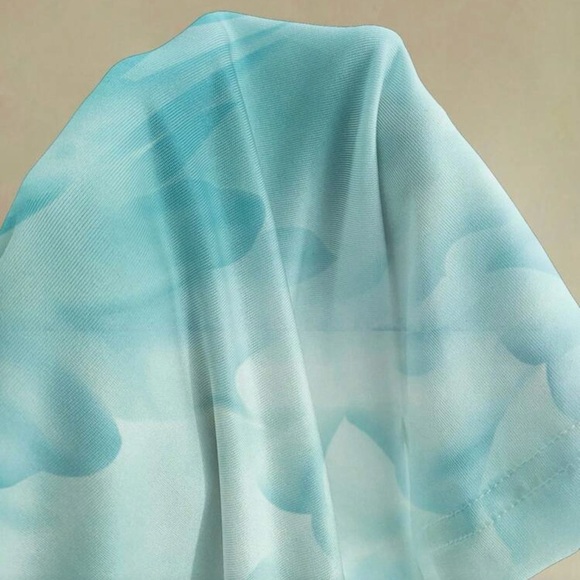 Floral Bodycon Dress with Pink Lily Print - Picture 6 of 6